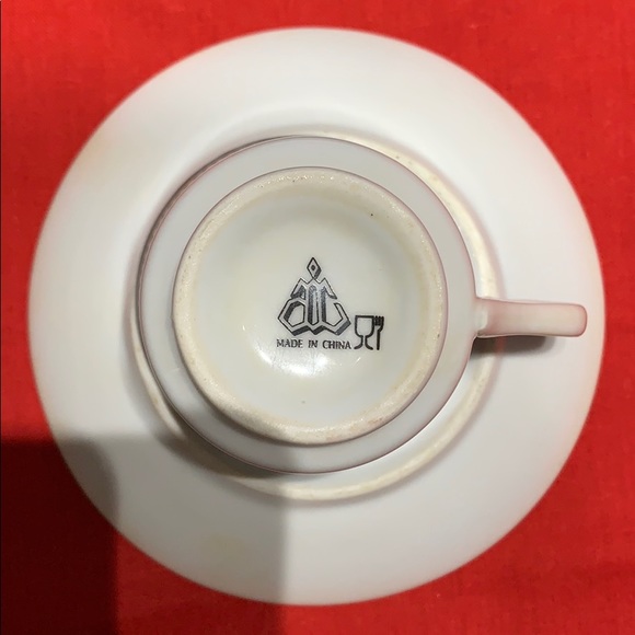 Porcelain set of 6 coffee cups and saucers - Picture 5 of 16